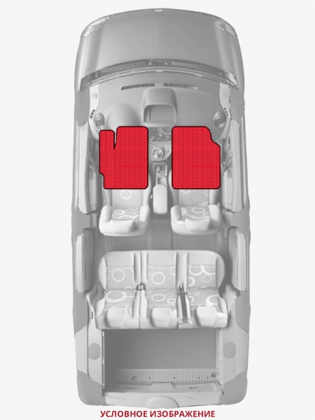 ЭВА коврики «Queen Lux» передние для Toyota Venza