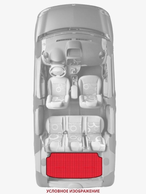 ЭВА коврики «Queen Lux» багажник для Pontiac Vibe